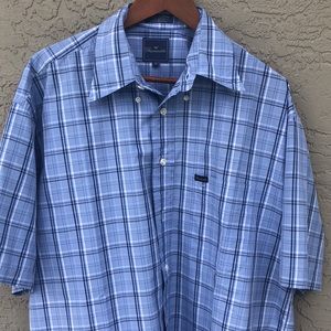 Faconnable Short Sleeve Button Shirt - XL